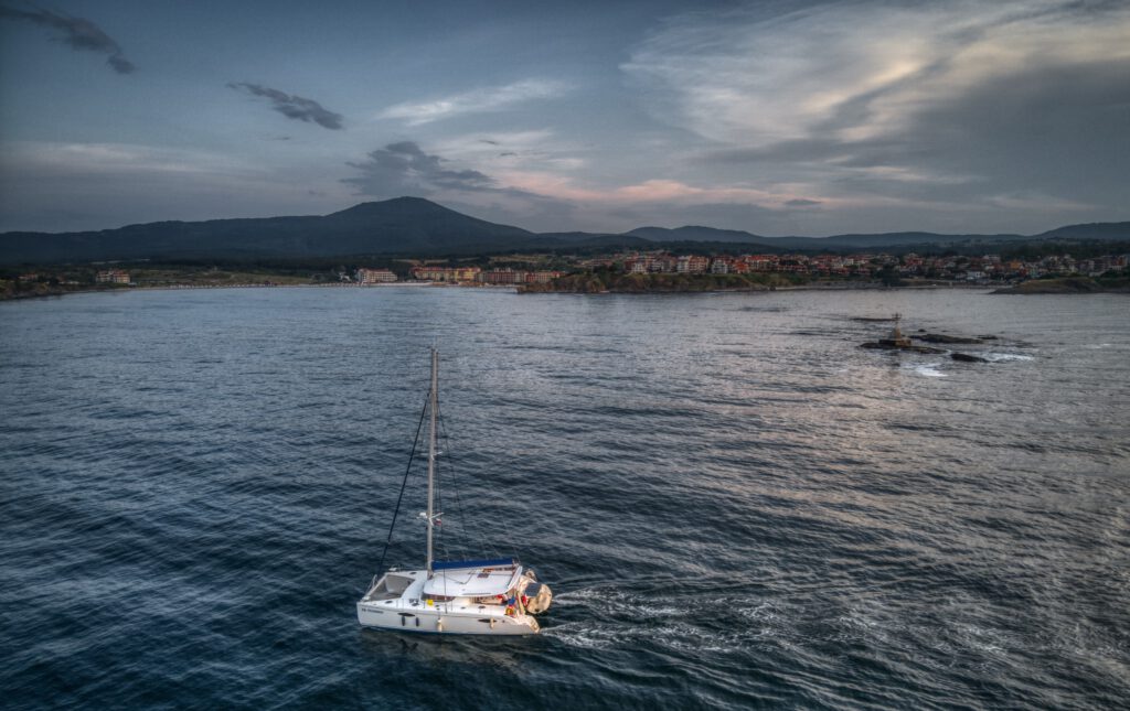 Tsarevo sailing. Black sea.